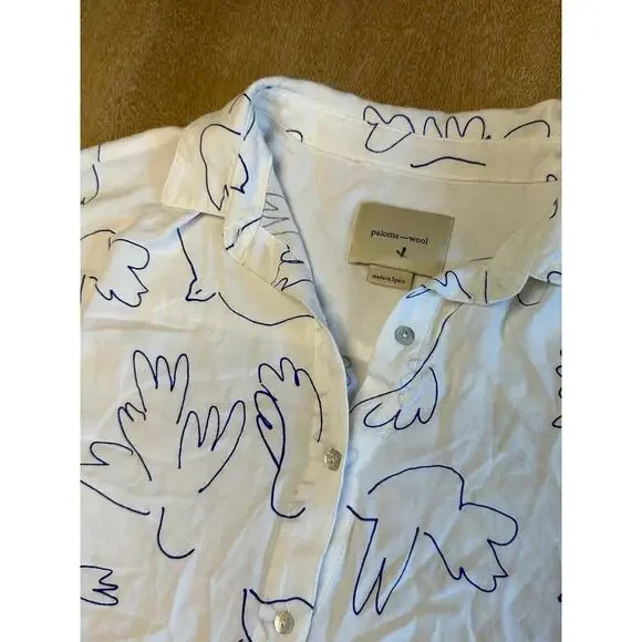 Paloma Wool Leonidas Paloma Bird Print Shirt - Picture 2 of 6